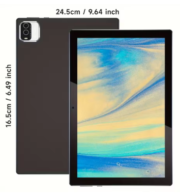 Android 13 Tablet 2024 New 10-inch Tablet 4GB+4GB RAM + 128GB ROM + 1TB Expansion, RK3562 Quad Core, 2.4G/5G WiFi Tablet